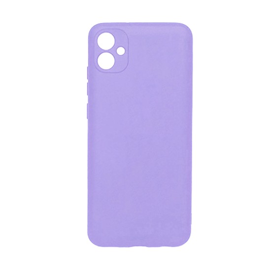 Capa de Silicone com Moldura de Câmera para Samsung Galaxy A04e Roxo